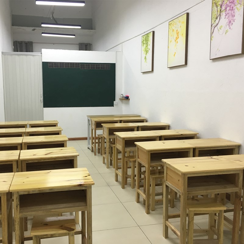 老课桌 旧 老式 复古学生双层长条单人中小学生家用