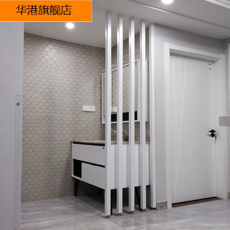 卫生间隔断入户北欧铁艺屏风隔断墙客餐厅洗手间玄关