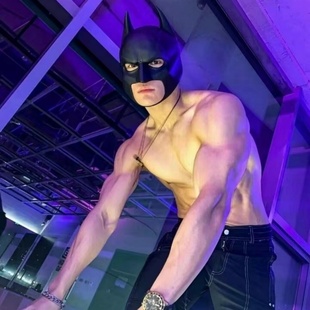 男士 道具 蝙蝠侠面具头套超级英雄cosplay万圣节派对拍摄搞笑个性