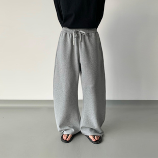 WEERE肌理感弯刀卫裤 挺括抗皱通勤宽松休闲长裤