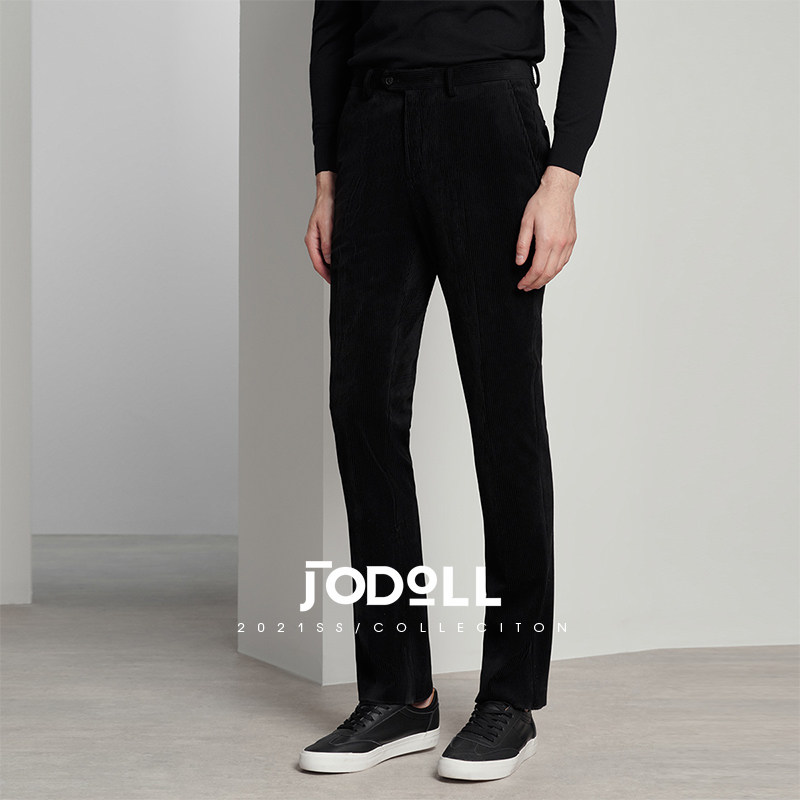 乔顿男士商务休闲修身直筒单西裤