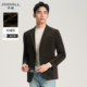 西服上衣新款 乔顿男士 深咖色日常休闲单西 灯芯绒易打理
