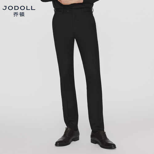 黑色西装裤JODOLL修身春季