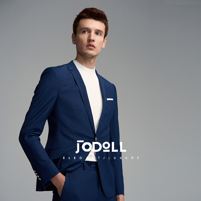 JODOLL羊毛桑蚕丝西装外套商务