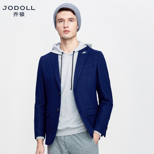 藏青色西装 舒适羊毛单西服商务休闲修身 外套 男士 乔顿2025秋冬款