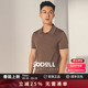 T恤男舒适桑蚕丝针织POLO衫 JODOLL乔顿商场同款 气质咖色翻领短袖