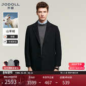 100%山羊绒JODOLL乔顿高端羊绒大衣男商务休闲中长款 冬季 保暖外套
