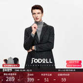 外套男士 JODOLL乔顿毛呢大衣冬季 中长款 商务休闲舒适保暖羊毛大衣
