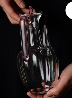 守藏|仿宋点茶瓜棱壶汤瓶 耐高温玻璃执壶 禅茶一味 器韵之美