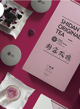 守藏|示单花语 朝露玫瑰花茶大礼盒 特级平阴玫瑰花冠王 女友礼物
