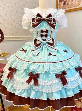 翻糖蛋糕白糖少女Lolita裙洛丽塔