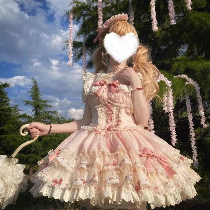 小芙蝶心动玩偶原创芭蕾风蛋糕裙