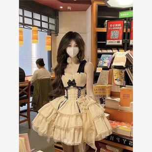 重工洛丽塔lolita蓬蓬公主裙甜美超仙森系洋装 茶歇法式 花嫁连衣裙