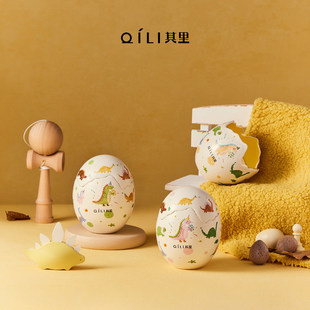 其里小恐龙诞生香薰蜡烛蛋室内持久家用香氛高级礼盒新年礼物童趣