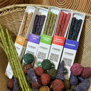 vinoraa孟买之心植物线香slowood自然手工香薰棒香茅进口线香