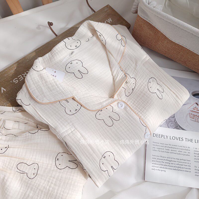 兔子头春夏薄款纯棉绉布哺乳月子服双层棉纱布产后喂奶家居服套装,孕妇装/孕产妇用品/营养,家居服套装,淘宝优惠券,粉丝福利购,淘宝优惠卷