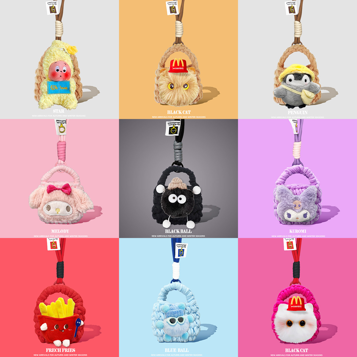 适用于小鸟Libratone毛绒耳机套小鸟Air+第3代手拎包Air Color耳机保护套Air 二代收纳包可爱防摔挂绳手提袋