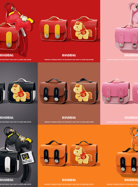 适用于倍思M3S保护套2023w04耳机盒mc1pro耳夹m2spro蓝牙耳机as01皮纹壳BF1连体NC马年挂件e5/e13保护壳WX5软