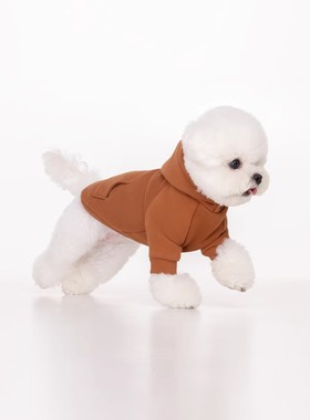 sniff宠物狗狗猫咪春季衣服两脚卫衣泰迪比熊雪纳瑞中小型犬衣服