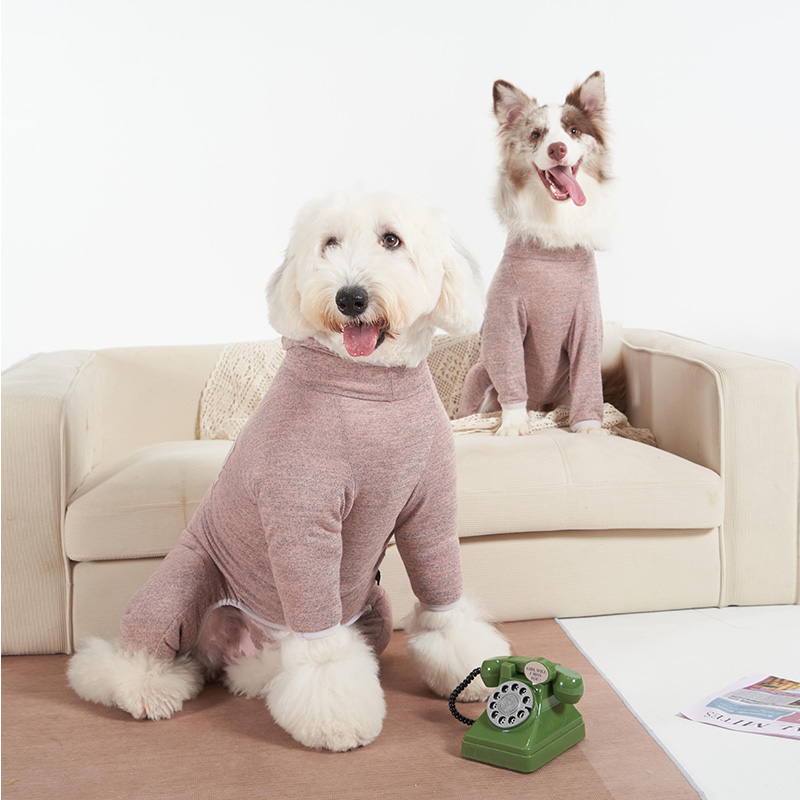 Sniff宠物狗狗猫咪秋冬装高弹连帽防尘服泰迪比熊大中小型犬衣服