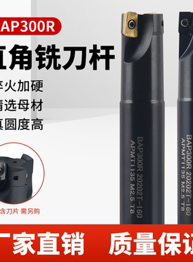 直角方肩铣刀杆BAP300R立铣刀加工中心开粗抗震加硬1135飞刀杆0.8