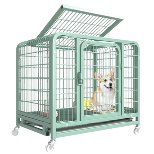 加粗狗笼子中型犬小型犬室内带厕所泰迪比熊柯基柴犬宠物狗窝狗屋