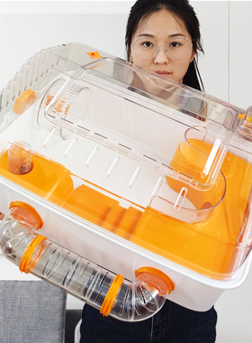 仓鼠笼金丝熊专用笼子超大别墅便宜的亚克力饲养箱小房子用品大全