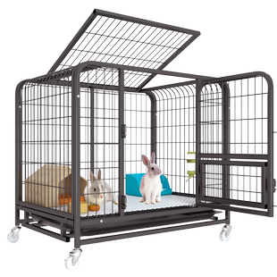 兔笼大空间家用大号专用兔子笼子室内兔子窝宠物侏儒兔荷兰猪别墅