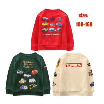 宽松肥肥多美卡男童汽车卫衣