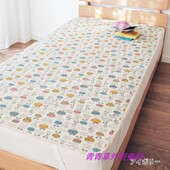 出口日本千趣婴儿毛巾布隔尿垫防水透气儿童宝宝可洗经期小床垫子