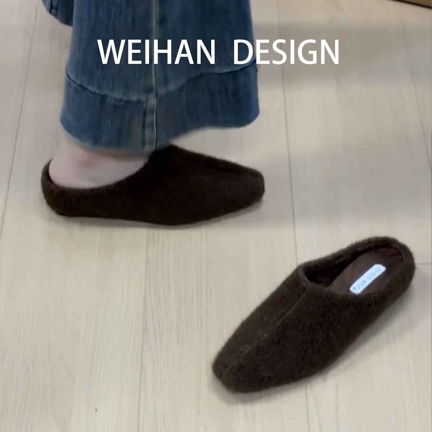 羊皮版！复古加绒毛毛鞋