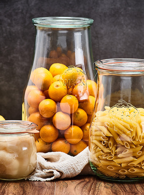 [玻璃王]德国Weck密封罐甜品布丁杯果酒瓶小清新厨房果酱瓶酵素罐