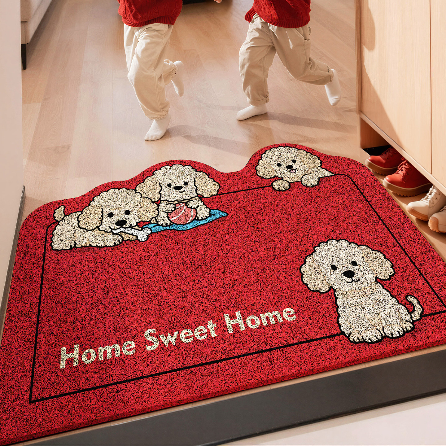 大江入户门地垫丝圈新年红色喜庆玄关门口地毯门垫耐脏免洗踩脚垫,家庭/个人清洁工具,地垫,淘宝优惠券,粉丝福利购,淘宝优惠卷