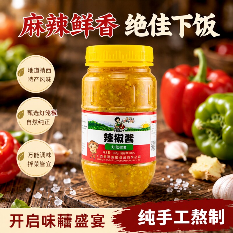 【扶贫产品】广西靖西麻辣辣椒酱