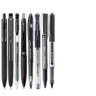 日本文具大赏uni三菱中性笔套装合集黑科技组合装小浓芯UMN-155N黑色105速干中性笔办公考试刷题书写按动水笔