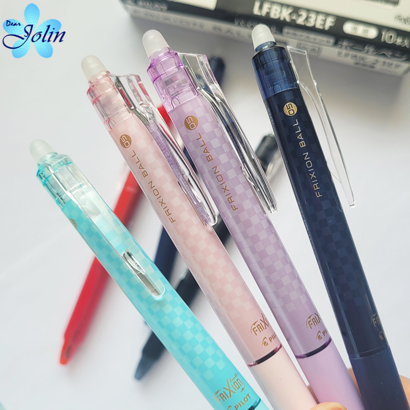 日本pilot百乐格纹可擦笔