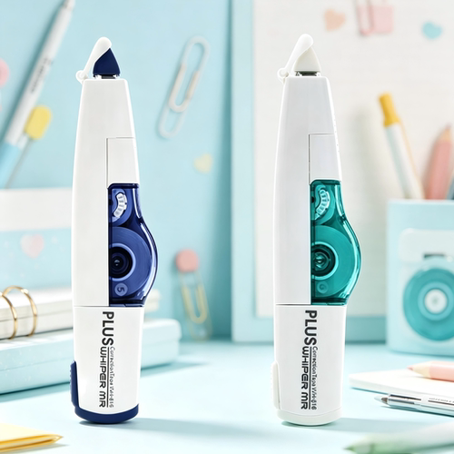 日本PLUS普乐士白绿白蓝修正带
