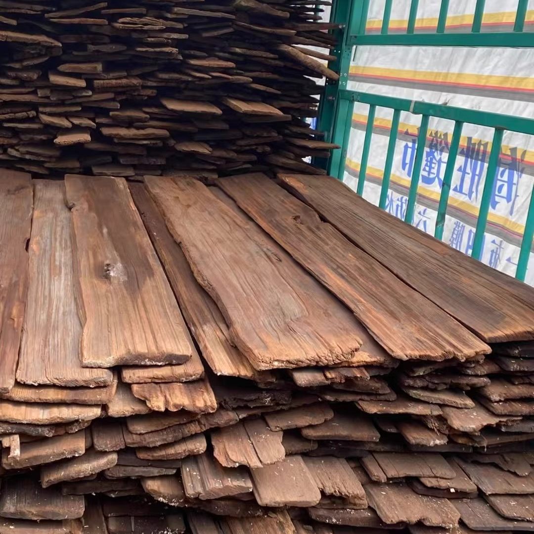 风化老老红护墙板木板复古松木