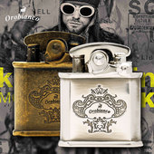 日本Orobianco COLIBRI科乐比合作款 复古煤油机械自动回弹打火机