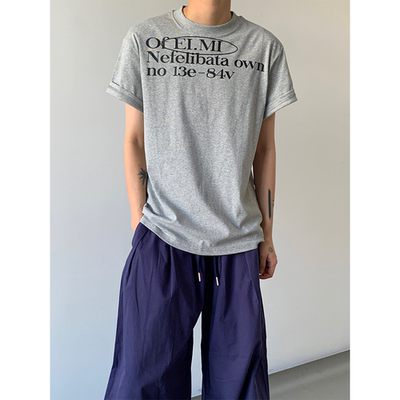 圆领夏季2024新款短袖T恤