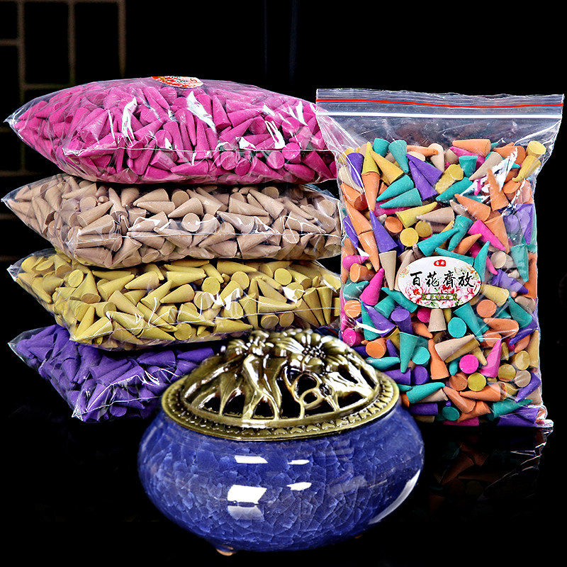 泰国宝塔香倒流香炉沉香线香天然檀香室内香熏家用卫生香清新空气