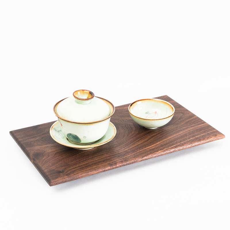 黑胡桃木日式隔热壶承茶道杯垫干泡台手工整块实木杯垫简约在类目 餐饮具, 茶具, 茶盘中 - 来自Buy2taobao.com提供专业的淘宝代购服务