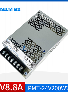 PMT-24V200W2BM台达平板开关电源24V8.8A211.2W全新原装工业电源