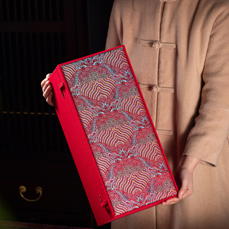 年货礼盒包装盒结婚陶瓷花瓶工艺品摆件高档精美礼品盒空盒定制