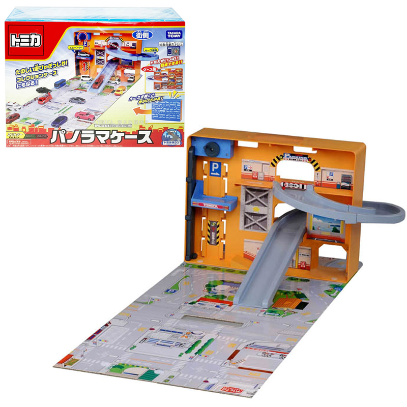 TOMY多美卡世界 公路立交桥立体全景 合金车场景模型玩具 日版