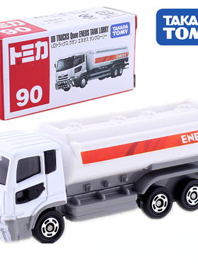 日版 TOMY多美卡 红白盒 90号UD卡车Quon Eneos油罐运输车 合金车
