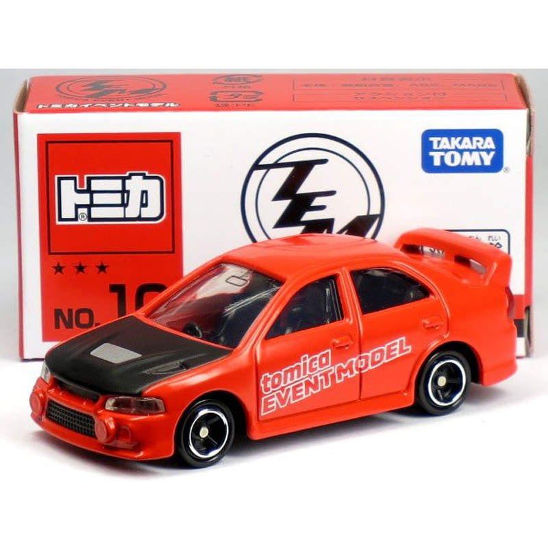 日版TOMY多美卡10三菱 Evo TEM EVENT MODEL会场车合金车模玩具