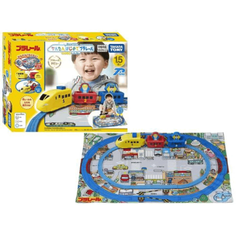 TOMY多美卡日版现货Plarail火车加轨道彩色特快套装场景玩具17820