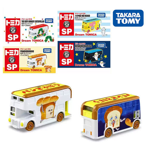 TOMY多美卡合金汽车模型TOMICA SP绘本系列  面包小偷 巴士猫玩具