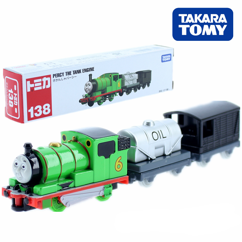 多美卡TOMICA 138培西和车厢托马THOMAS小火车合金车模型玩具日版 玩具/童车/益智/积木/模型 合金车/玩具仿真车/收藏车模 原图主图